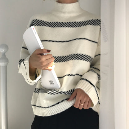 Retro Turtleneck Sweater