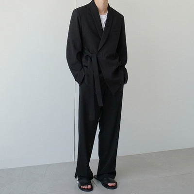 Loose Suit with Belt