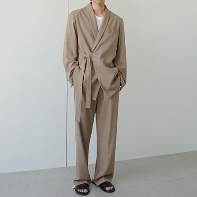 Loose Suit with Belt