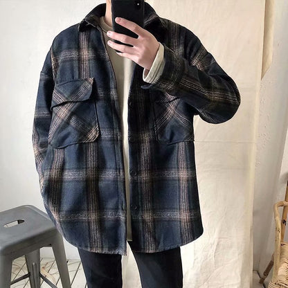 Plaid Loose Casual Shirt