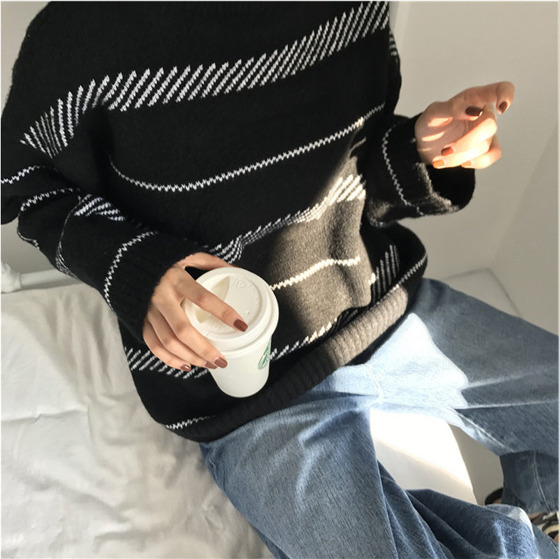 Retro Turtleneck Sweater