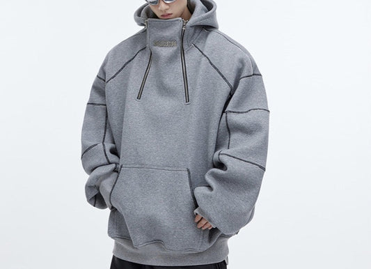 Three-dimensional Fleece Pullover