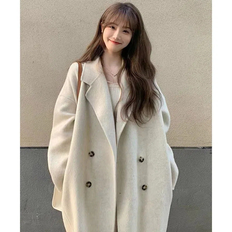 Women's Korean-style Woolen Coat