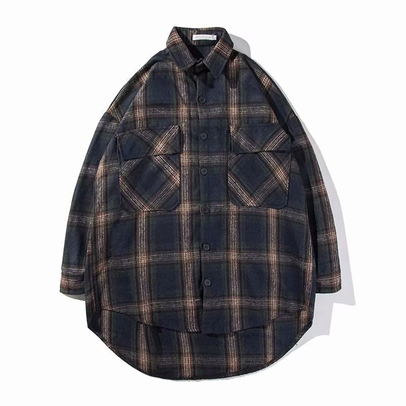 Plaid Loose Casual Shirt