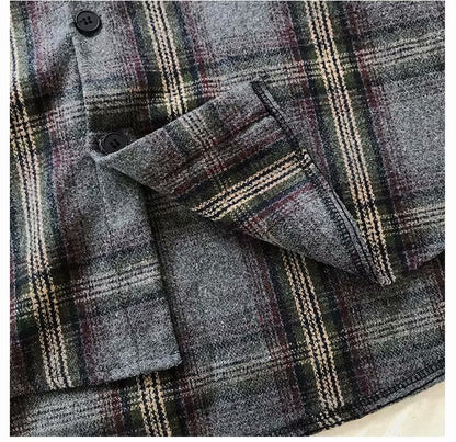 Plaid Loose Casual Shirt