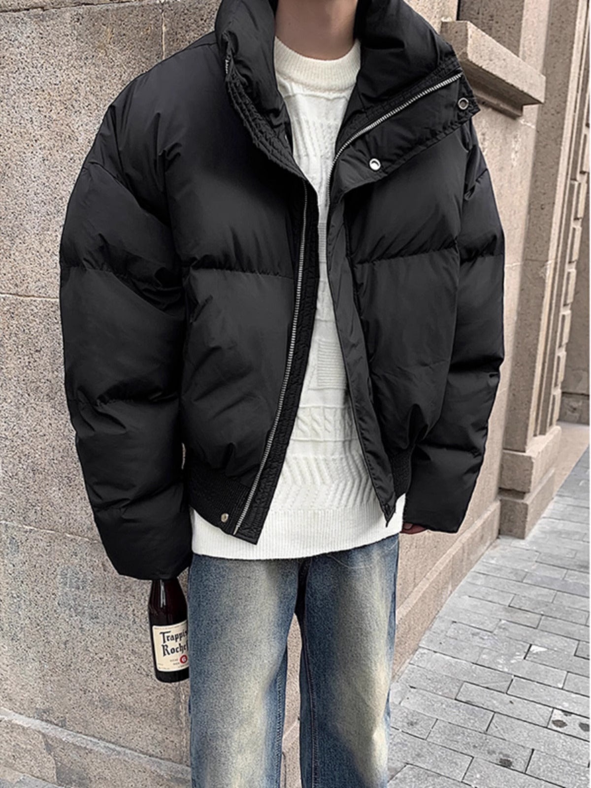 Versatile zip-up Short Coat